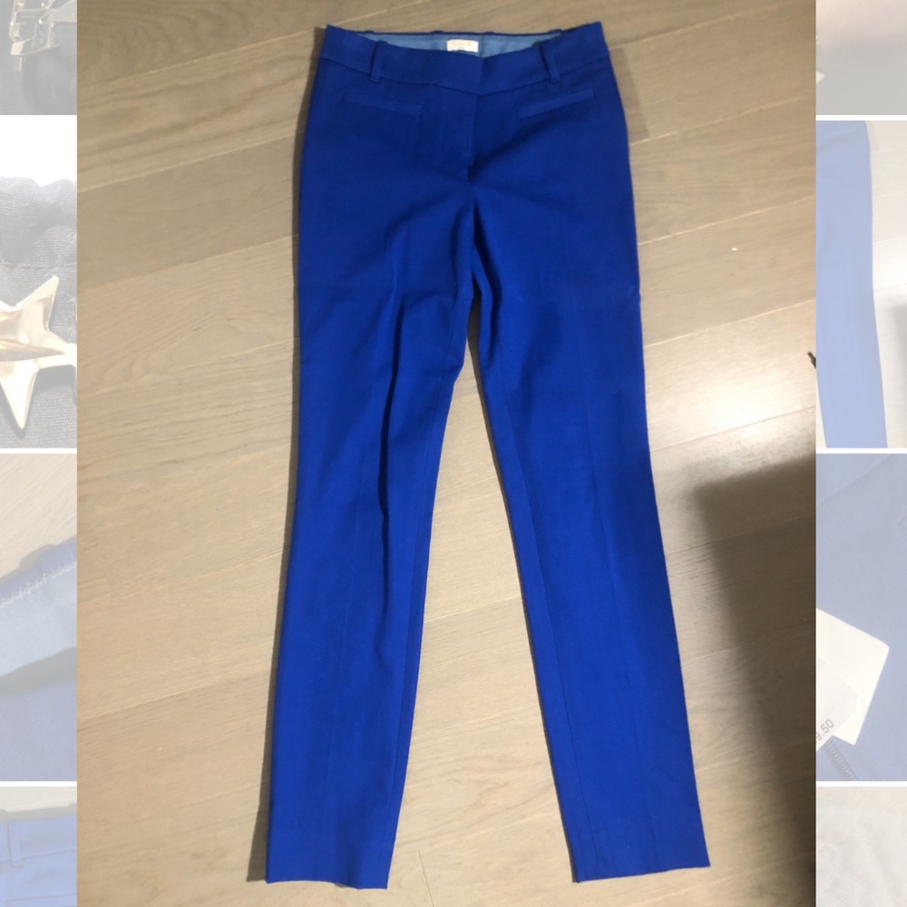 J Crew royal blue trousers